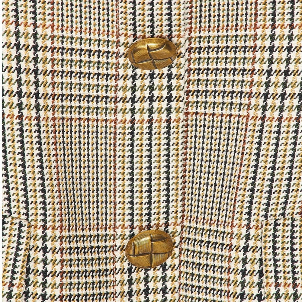 SELF PORTRAIT | Check Wool Mini Dress - Picture 4 of 6